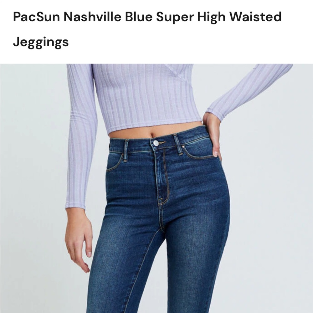 NWT PacSun Super High Rise Jegging